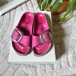 Fuschia Birkenstocks EU size 35